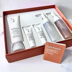 Sulwhasoo UV Wise Brightening Multi Protector №1 Creamy Glow Set Мульти-защитный набор для осветления кожи ( 5 предметов)