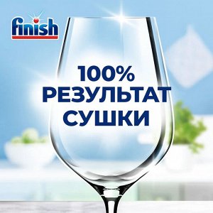 Finish Финиш Ополаскиватель Green 0% без отдушек от подтеков и разводов 400 мл