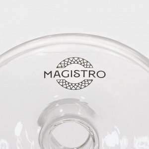 Конфетница на ножке Magistro «Орбита», 500 мл, 12,5x16,5 см
