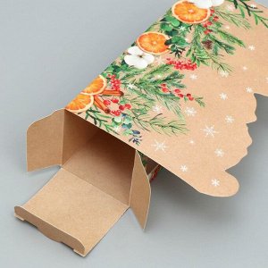 Коробка для макарун «Самого лучшего Нового года» 18*5.5*5.5 см