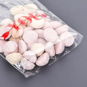 Пакет фасовочный БОПП, с донной складкой, «Я люблю тебя» 20x35 см