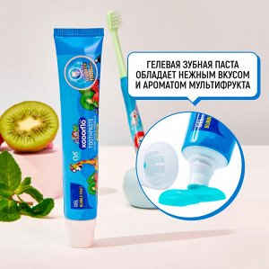 LION "Кодомо" Зубная паста  40гр  "Фруктовый аромат" гелевая (Bubble Fruit) /36шт/ Таиланд