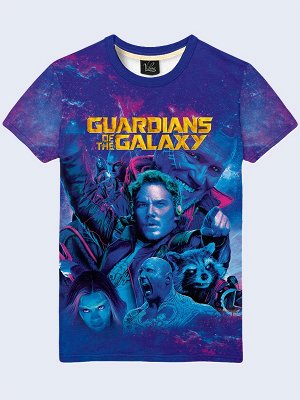 3D футболка Команда стражей галактики