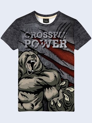 3D футболка Crossfit power