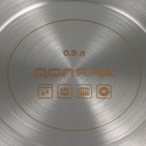 Ковш Доляна «Грейт», 900 мл, индукция, нержавеющая сталь
