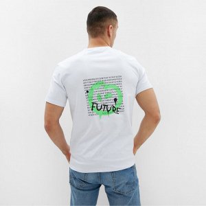 Футболка мужская MINAKU "Future" цвет белый