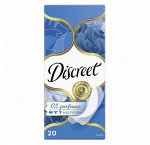 DISCREET Ежедневные прокладки Air синие  20шт