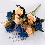 Роза букет, 9 соцветий, 35см