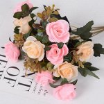 Роза букет, 9 соцветий, 35см