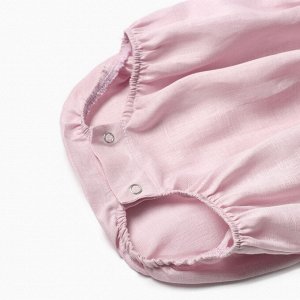 Боди с рюшей Крошка Я Linen, -80, сиреневый