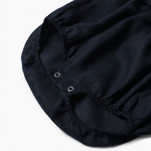 Боди с рюшей Крошка Я Linen, -68, синий