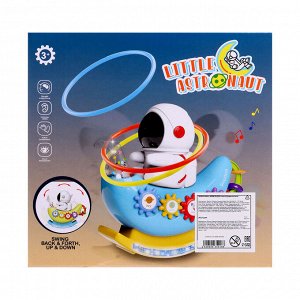 Музыкальная качалка «Маленький астронавт», звуковые эффекты, цвета МИКС