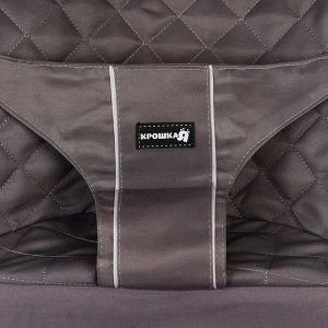 Шезлонг детский, кресло - качалка с игрушками для новорождённых «Крошка Я», серый