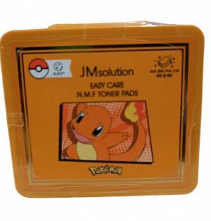 JMSolution Тонер пэд для лица Покемон Чармандер Easy Care Nmf Toner Pad Pokemon Charmander, 200 мл