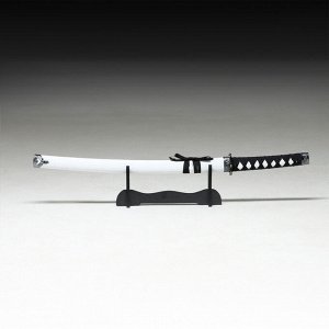 Сувенирное оружие «Катана на подставке», 78см, клинок 39 см, белые ножны