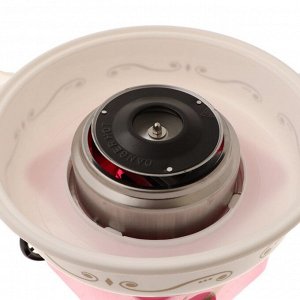 Аппарат для приготовления сладкой ваты Luazon LCC-02, 500 Вт, розовый