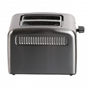 Тостер BQ T2002, 950 Вт, 9 режимов прожарки, 2 тоста, разморозка, серебристый