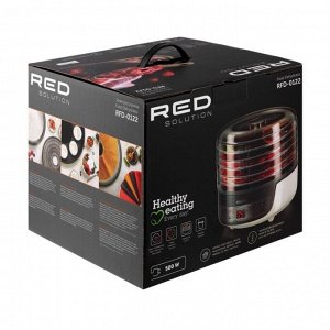 Сушилка для овощей и фруктов RED Solution RFD-0122, 500 Вт, 5 ярусов, чёрно-белая