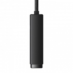 Адаптер Baseus Lite Series Ethernet Adapter, USB A- RJ45 (100Mbps), черный