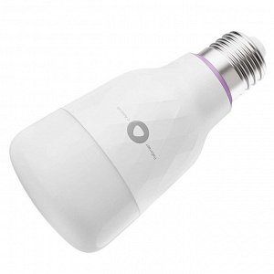 Умная лампа Яндекс, работает с Алисой, светодиодная, цветная, 8Вт, 900 Лм, E27, 220В