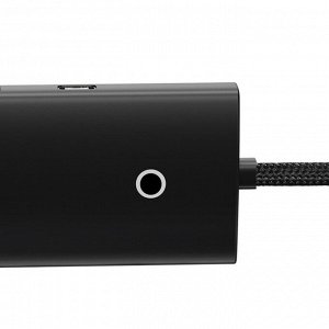 Адаптер-разветвитель (HUB) Baseus, USB - 4хUSB 3.0, 0.25 см, чёрный
