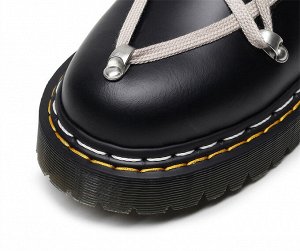 Кожаные ботинки на шнурках унисекс