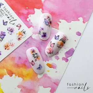 nail accessory Слайдер-дизайн Fashion Nails, фольгированный M340