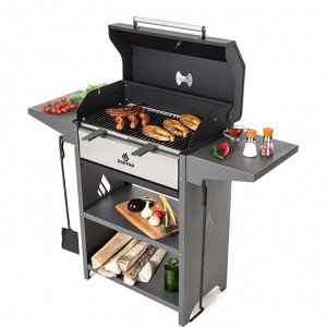 Мангал Family Optima BBQ FOB 2000, 2 мм, 133.2x44.1x111 см