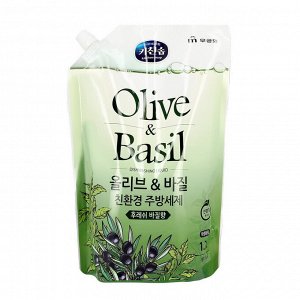 Экологичное средство для мытья посуды Mukunghwa Dishwashing Olive & Basil