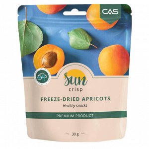 Cублимированный абрикос, Sun Crisp, 30 гр