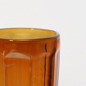 Бокалы для шампанского Magistro «Ла-Манш», 160 мл, 7x20 см, набор 6 шт., стекло, янтарные