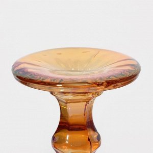 Бокалы для шампанского Magistro «Ла-Манш», 160 мл, 7x20 см, набор 6 шт., стекло, янтарные