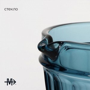 Кувшин для воды Magistro «Ла-Манш», 1.1 л, 14x19.5 см, стекло, синий