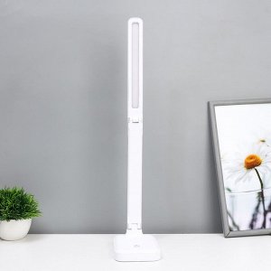 Настольная лампа сенсорная 16888/1 LED 5Вт 3000-6000К USB АКБ белый 29х55 см
