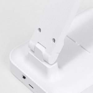 Настольная лампа сенсорная 16888/1 LED 5Вт 3000-6000К USB АКБ белый 29х55 см
