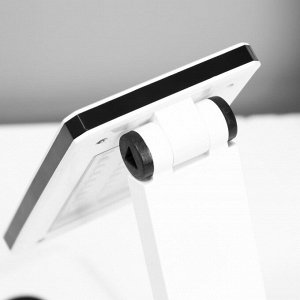 Настольная лампа складная «Современный» 30хLED от батареек/USB бело-черный 24x7x12.5 см