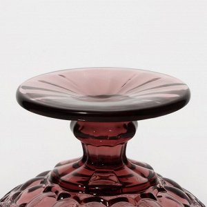 Креманка Magistro «Ла-Манш», 350 мл, 12x10.5 см, стекло, розовая