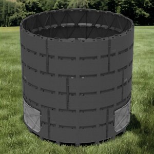 Компостер садовый «Агроном Премиум» 1200 л (D-1170мм, H-1080 мм, 3 дверцы)