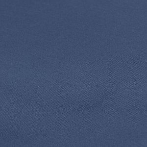 Простыня на резинке из премиального сатина темно-синего цвета из коллекции Essential, 180х200х30 см