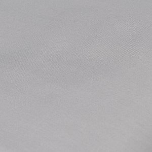 Простыня на резинке из премиального сатина серого цвета из коллекции Essential, 180х200х30 см