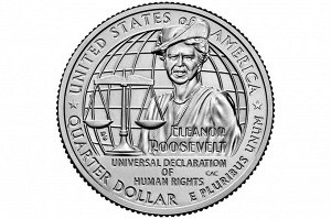 США 25 центов 2023 Элеонора Рузвельт - Американские Женщины, 8-я монета UNC