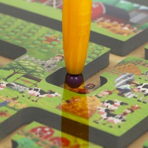 Игровой набор лабиринт «Ферма», маркерная доска, 2 x 26 x 27,5 см