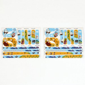 Игровой набор лабиринт «Сказочный остров», маркерная доска, 2 x 36 x 27,5 см