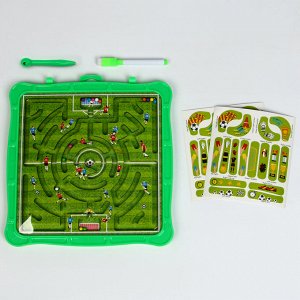 Игровой набор лабиринт «Футбол», маркерная доска, 2 x 23 x 27,5 см