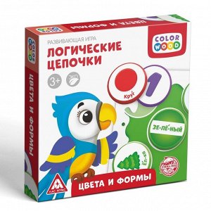 Развивающая игра «Логические цепочки. Цвета и формы», 3+