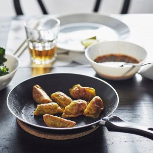 TAGGHAJ, Сковорода для жарки, черная, с антипригарным покрытием, 24 см