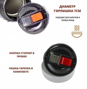 Peacock Термос для напитков из нержавеющей стали, 1,96 л