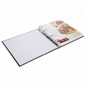 Книга для записи кулинарных рецептов А5, 80 листов на кольцах "Готовим сами!", твёрдая обложка, 5 цветных разделителей, блок 80 г/м2