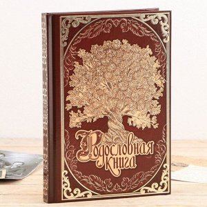 Родословная книга "Книга моей семьи" в шкатулке с деревом, 20 х 26 см