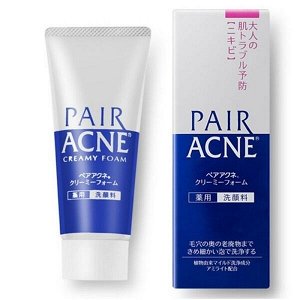 LION Pair Acne Creamy Wash - пенка для умывания против акне для взрослой кожи